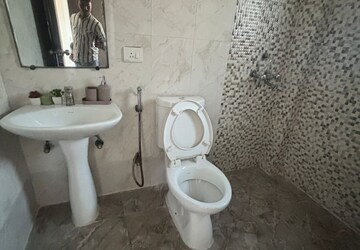 Bathroom in 2 BHK Apartment at AFOWO Raksha Addela, Sector 16c Greater Noida – for Sale