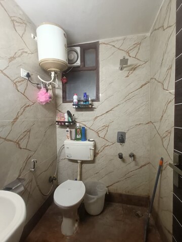 Bathroom in 3 BHK Builder Floor at Malviya Nagar – for Rent