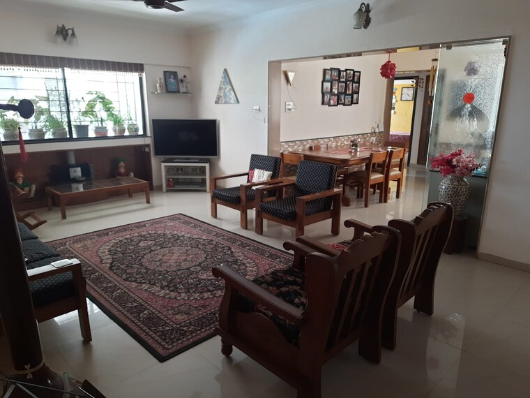 Living Room, raviraj-aureate 3 Bedroom 1550 Sq.Ft. Apartment In Pimple Saudagar Pune 9370258
