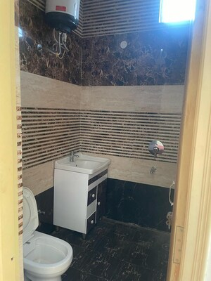 Bathroom in 3.5 BHK Builder Floor at Sunshine Enclave, Vip Road – for Rent
