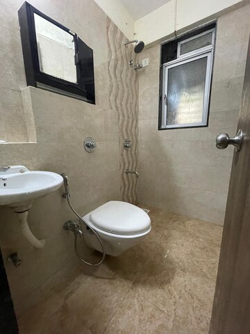 Bathroom in 1 BHK Apartment at Parth Shri Sai Lata CHS, Chembur – for Rent