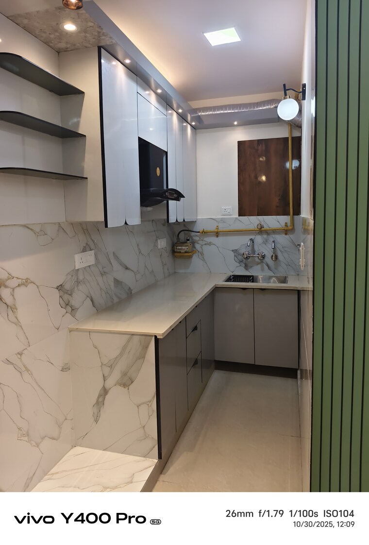 Kitchen, niti khand i 2 Bedroom 900 Sq.Ft. Builder Floor In Niti Khand I Ghaziabad 9370465