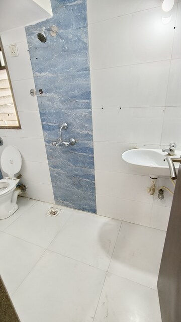 Bathroom in 2 BHK Apartment at Bhanushanti Complex, Malad East – for Rent