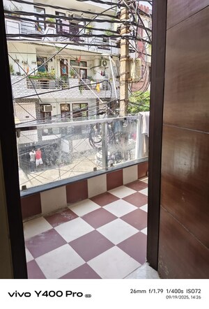 Balcony in 2 BHK Builder Floor at Gyan Khand ii – for Rent