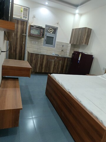 Kitchen in 1 RK Builder Floor at Super Mart 1, Sector 27 – for Rent