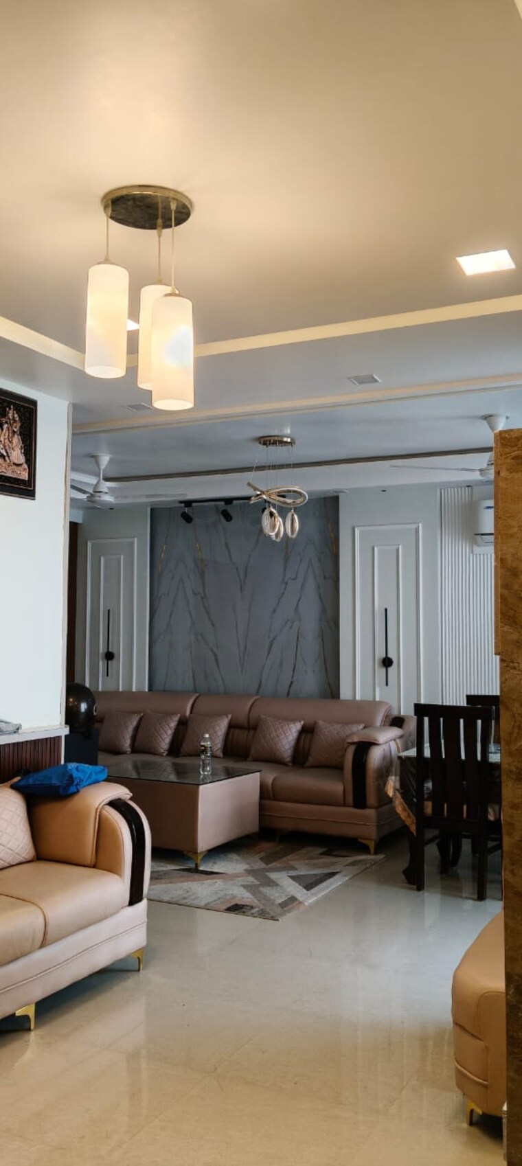 Living Room, gomti nagar 3 Bedroom 1800 Sq.Ft. Apartment In Gomti Nagar Lucknow 9370891