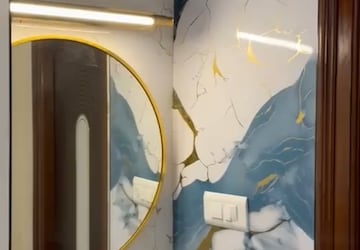 Bathroom in 3.5 BHK Apartment at Aditya Empress Towers, Shaikpet – for Rent