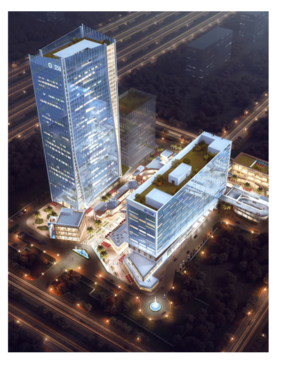 Staircase in  Office Space at Group 108 One FNG, Sector 142 – for Sale