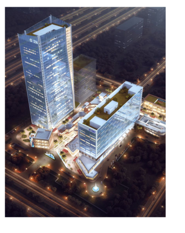 Staircase in  Office Space at Group 108 One FNG, Sector 142 – for Sale