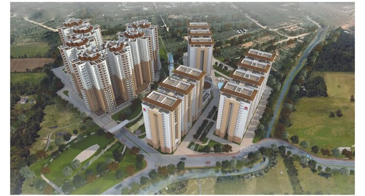 Living Room, mantri-webcity 3 Bedroom 1740 Sq.Ft. Apartment In Hennur Bangalore 9371575