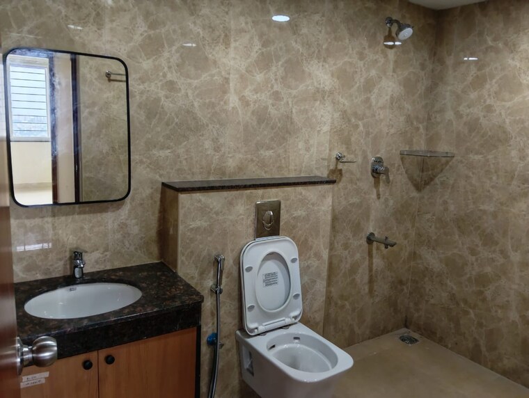 Bathroom, aurobindo-the-regent 3 Bedroom 1893 Sq.Ft. Apartment In Kondapur Hyderabad 9371792