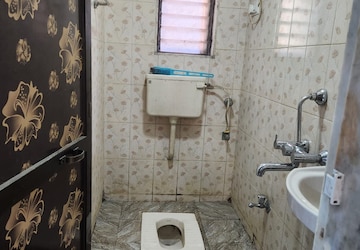 Bathroom in 2 BHK Apartment at Shiv Pooja CHS, Sanpada Sector 1 – for Rent