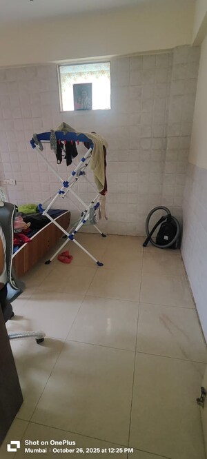 Bathroom in 2 BHK Apartment at Castle Rock Apartment, Bhakti Park – for Rent