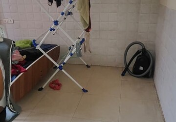 Bathroom in 2 BHK Apartment at Castle Rock Apartment, Bhakti Park – for Rent