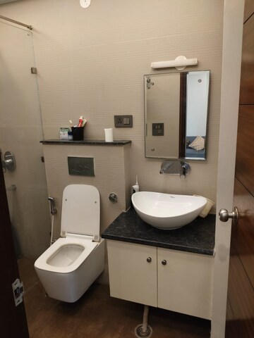 Bathroom in 3 BHK Builder Floor at Green Wood City, Sector 45 – for Rent