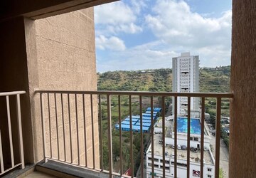 Balcony in 1 BHK Apartment at Godrej Green Vistas, Mahalunge – for Rent