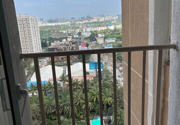 Balcony in 1 BHK Apartment at Godrej Green Vistas, Mahalunge – for Rent