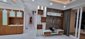 Kitchen in 3 BHK Apartment at Mantri Lithos, Thanisandra – for Rent