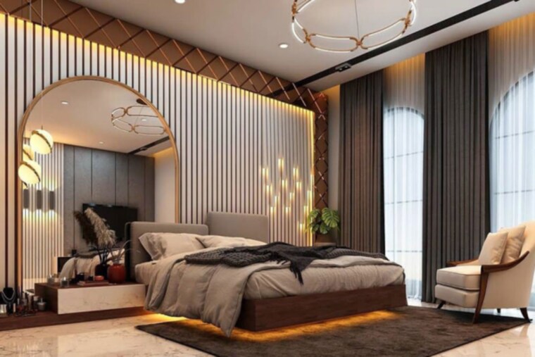 Bedroom, sector 22d yamuna expressway 3 Bedroom 1778 Sq.Ft. Builder Floor In Sector 22d Yamuna Expressway Greater Noida 9372954