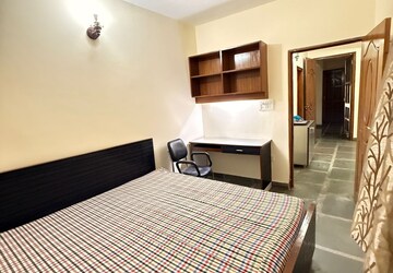 Bedroom in 2 BHK Builder Floor at Rajpur Khurd Extension – for Rent