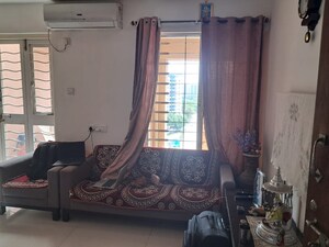 Living Room in 2 BHK Apartment at Atlanta Apartment Wakad, Wakad – for Rent