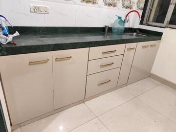 Kitchen in 1 BHK Apartment at Swastik Park CHS, Ghodbunder Road – for Rent