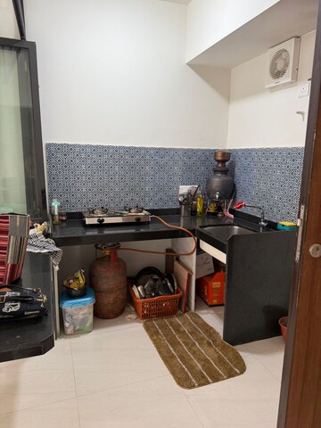 Kitchen in 2 BHK Apartment at Lodha Crown Quality Homes, Majiwada – for Rent