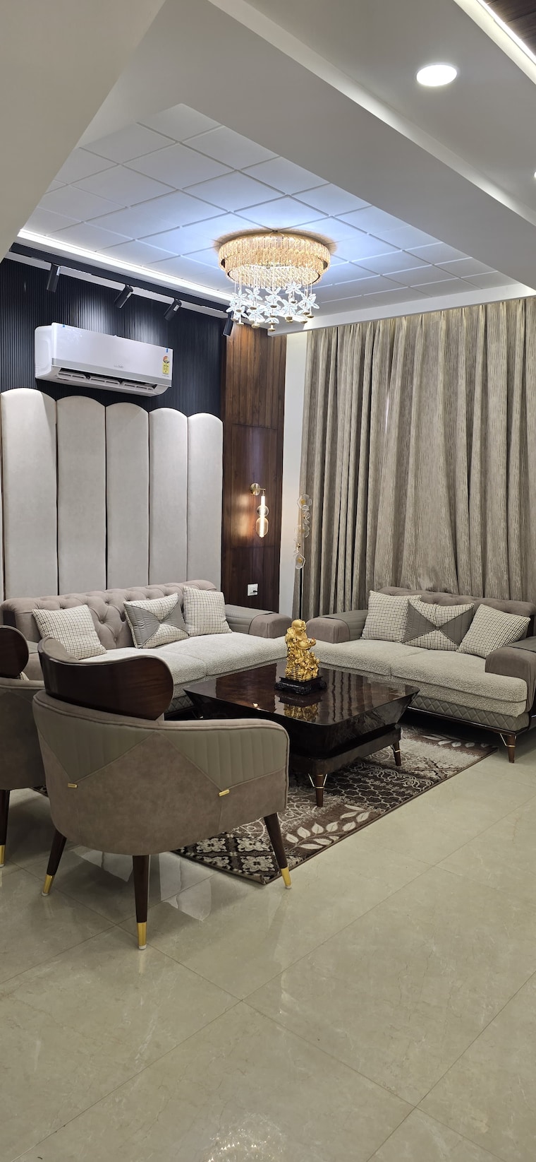 Living Room, high ground 3 Bedroom 112 Sq.Yd. Villa In High Ground Zirakpur 9373231