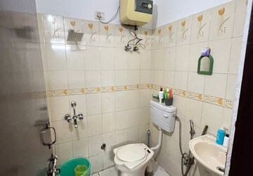 Bathroom in 1 BHK Builder Floor at Niti Khand ii – for Rent