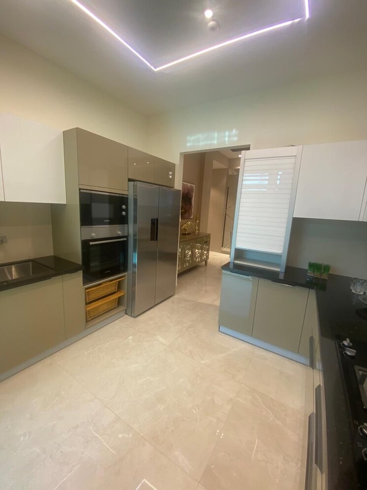 Kitchen, artique-uptown-skylla 4 Bedroom 2505 Sq.Ft. Apartment In International Airport Road Zirakpur 9373344