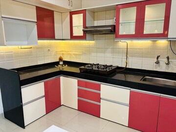 Kitchen in 3 BHK Apartment at B.U.Bhandari Everglade, Kharadi – for Rent