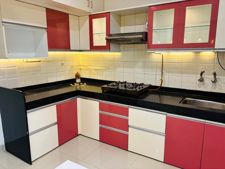 Kitchen, b-u-bhandari-everglade 3 Bedroom 1260 Sq.Ft. Apartment In Kharadi Pune 9373320