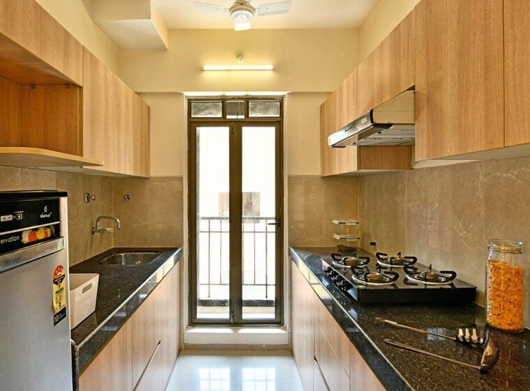 Kitchen, kk-residency 1 Bedroom 650 Sq.Ft. Apartment In Mumbra Thane 9373110