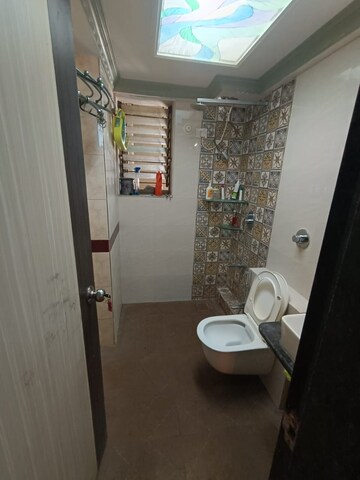 Bathroom in 3 BHK Apartment at Upper East 97, Malad East – for Rent