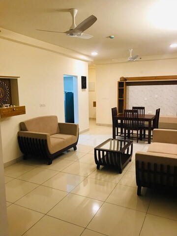 Living Room in 3 BHK Apartment at Prestige Jindal City, Bagalakunte – for Rent