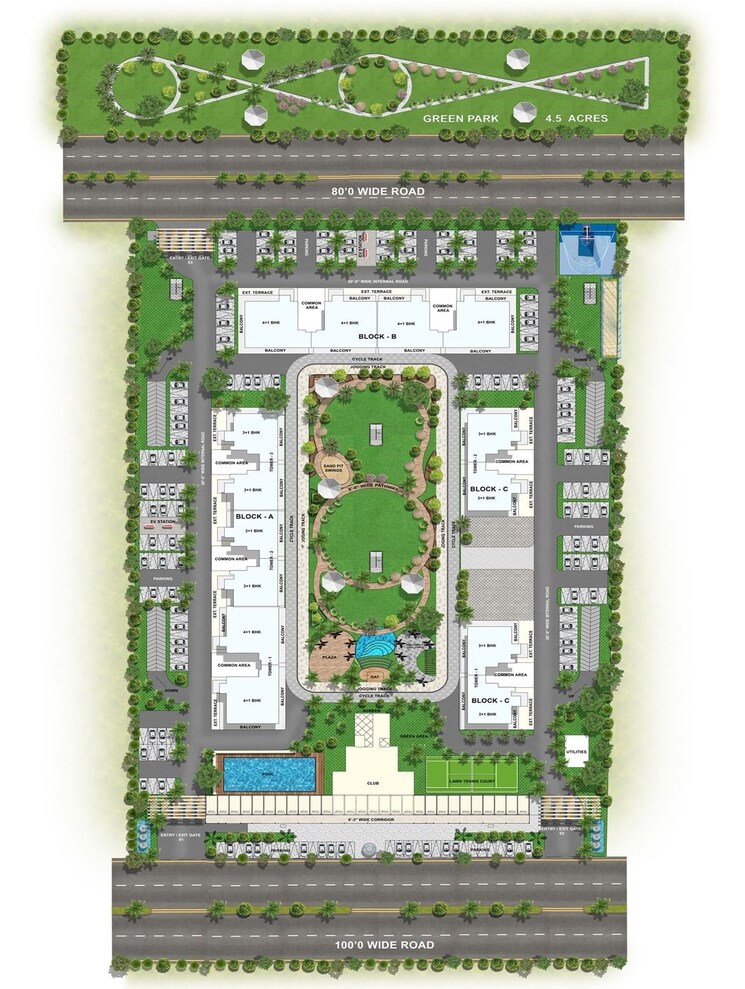 Master Plan, sector 88 4 Bedroom 2854 Sq.Ft. Apartment In Sector 88 Mohali 9373789