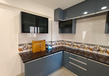 Kitchen in 2 BHK Apartment at RKs Oxygen Homes, Gajularamaram – for Rent