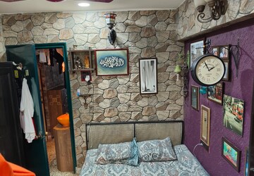 Bedroom in 1 BHK Apartment at Chandak 34 Park Estate, Goregaon West – for Rent