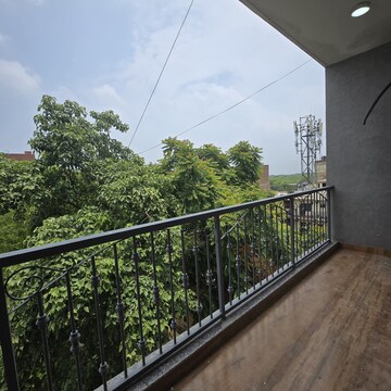 Balcony in 3 BHK Builder Floor at Chattarpur – for Rent