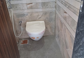Bathroom in 1 BHK Apartment at Bhairaav Goldcrest Residency, Ghansoli – for Rent