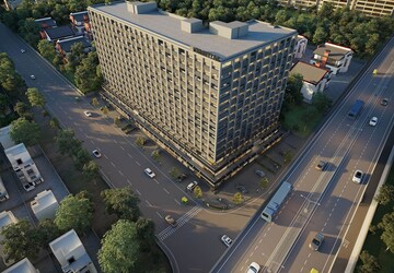 Office Space – Exterior View View at Shyamal - for Rent