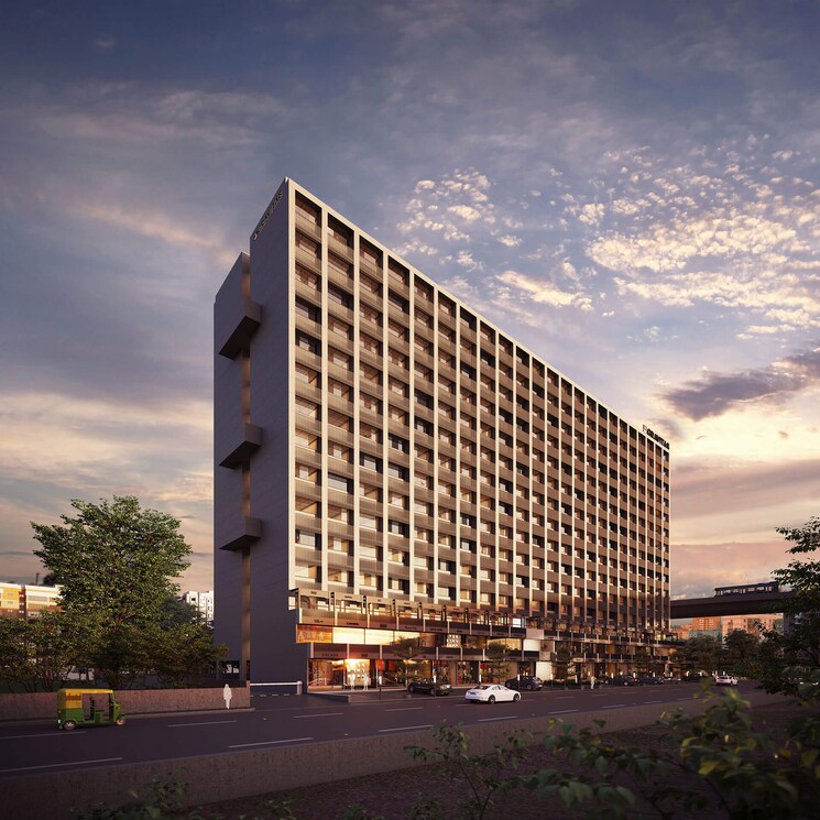 Exterior View, shyamal Commercial Office Space 520 Sq.Ft. In Shyamal Ahmedabad 9374031