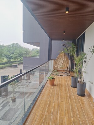 Balcony in 4 BHK Builder Floor at Adani Samsara, Sector 60 – for Sale