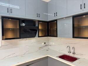 Kitchen in 3 BHK Apartment at Rajapushpa Provincia, Narsingi – for Rent