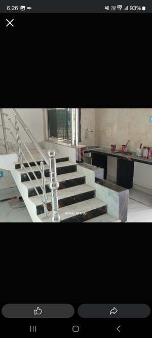 Staircase in 4 BHK Independent House at A-Zone – for Sale