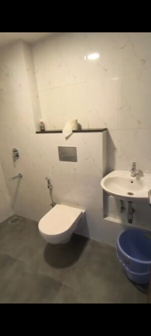 Bathroom in 2 BHK Apartment at Lodha Amara, Kolshet Road – for Rent