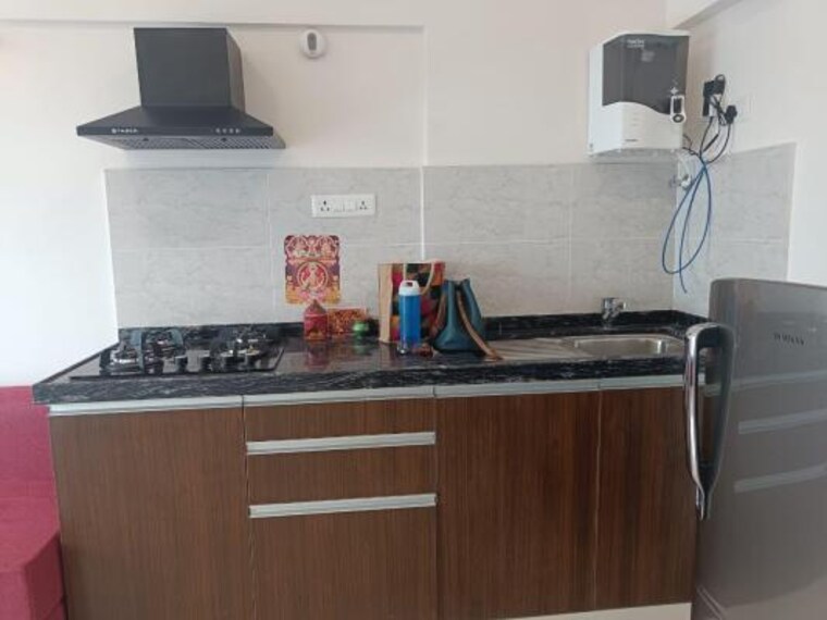 Kitchen, gera-world-of-joy Studio 300 Sq.Ft. Apartment In Kharadi Pune 9374570