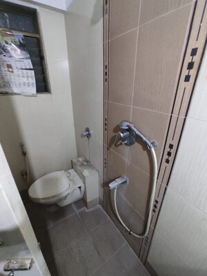 Bathroom in 2 BHK Apartment at Vijay Vilas Taurus Building 11 To 15, Ghodbunder Road – for Rent