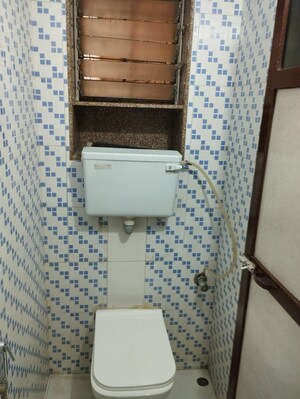 Bathroom in 1 BHK Apartment at Panchamrut CHS Thane, Ghodbunder Road – for Rent