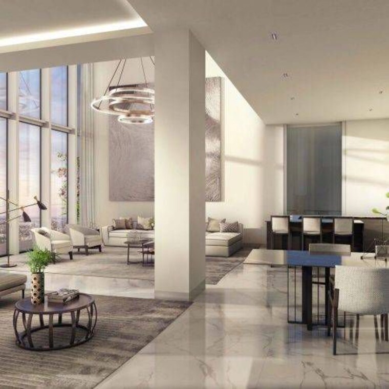 Living Room, m3m-trump-tower 4 Bedroom 6050 Sq.Ft. Apartment In Sector 65 Gurgaon 9374677